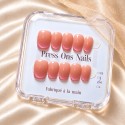 Faux ongles French cat eye rose – Pitaya | Kazinails