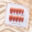 Faux ongles French cat eye rose – Pitaya | Kazinails