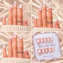 Faux Ongles Frozen Butterfly :  Qualité professionnelle à domicile.