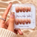 Faux Ongles Cannelle : Une manucure soignée, durable et réutilisable