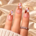 Faux Ongles Cannelle : Une manucure soignée, durable et réutilisable