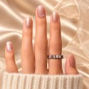 Faux Ongles Silver Lining : Une manucure soignée, durable et réutilisable