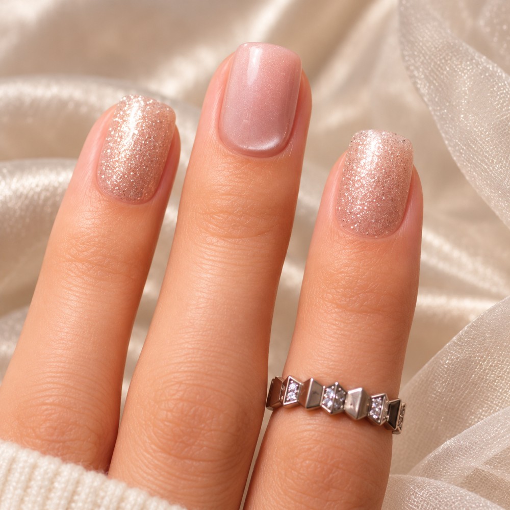 Faux Ongles Silver Lining : Une manucure soignée, durable et réutilisable