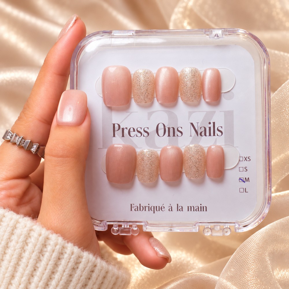 Faux Ongles Silver Lining : Une manucure soignée, durable et réutilisable