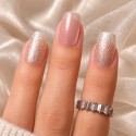 Faux Ongles Silver Lining : Une manucure soignée, durable et réutilisable