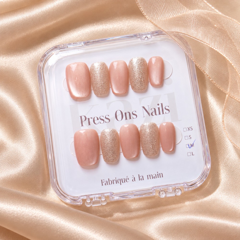 Faux Ongles Silver Lining : Une manucure soignée, durable et réutilisable