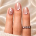 Faux Ongles Spring Blossom: Une manucure soignée, durable et réutilisable