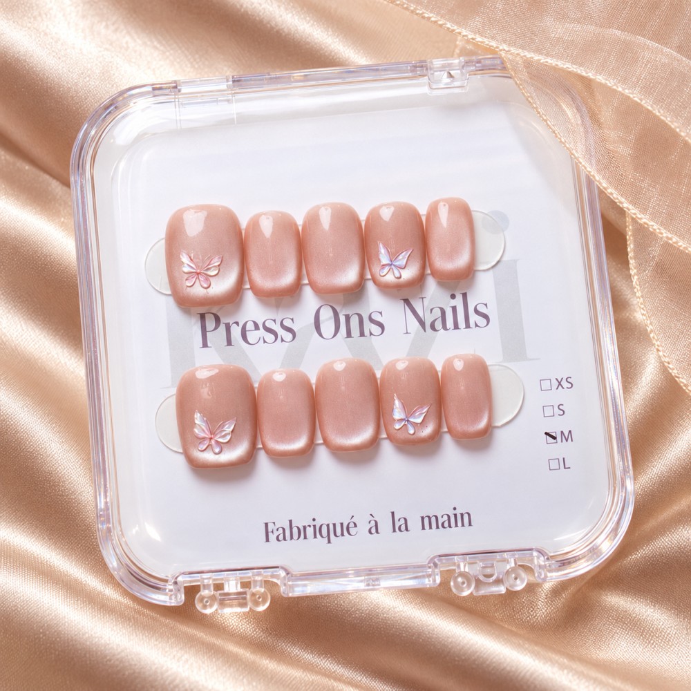 Faux Ongles Spring Blossom: Une manucure soignée, durable et réutilisable