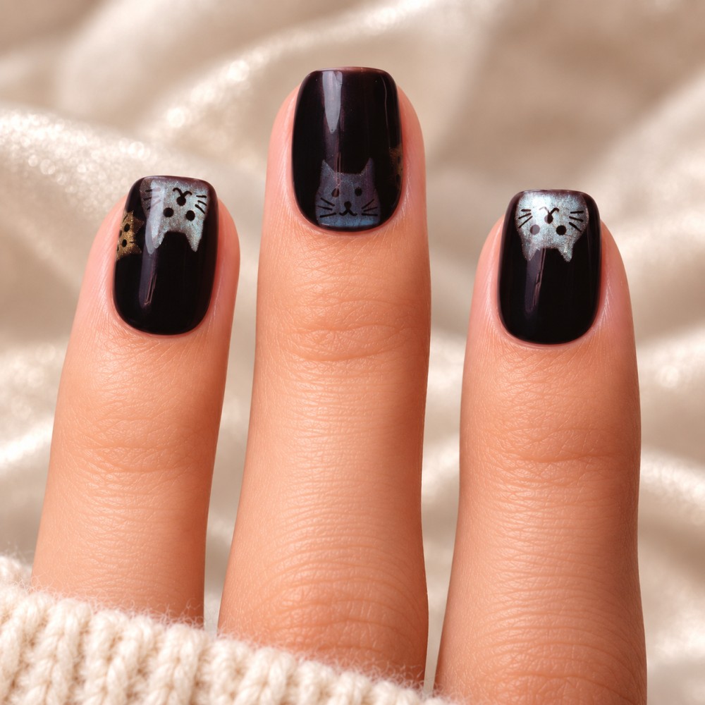 Faux Ongles Rocky Cat : Une Manucure Soignée, Durable et Réutilisable