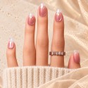 Faux Ongles Sakura : Élégance Gracieuse avec une Touche Florale |  Press on nails