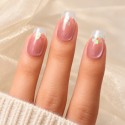 Faux Ongles Sakura : Élégance Gracieuse avec une Touche Florale |  Press on nails