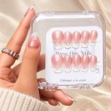 Faux Ongles Sakura : Élégance Gracieuse avec une Touche Florale |  Press on nails