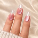 Faux Ongles Sakura : Élégance Gracieuse avec une Touche Florale |  Press on nails