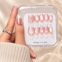 Faux Ongles Sakura : Élégance Gracieuse avec une Touche Florale |  Press on nails