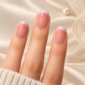 Faux Ongles Milky French |  Press on nails | Garantie Satisfaction