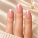 Faux Ongles Milky French |  Press on nails | Garantie Satisfaction