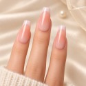 Faux Ongles Milky French |  Press on nails | Garantie Satisfaction