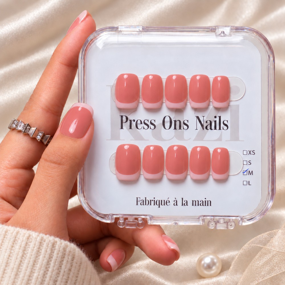 Faux Ongles Hollywood French |  Press on nails | Livraison gratuite