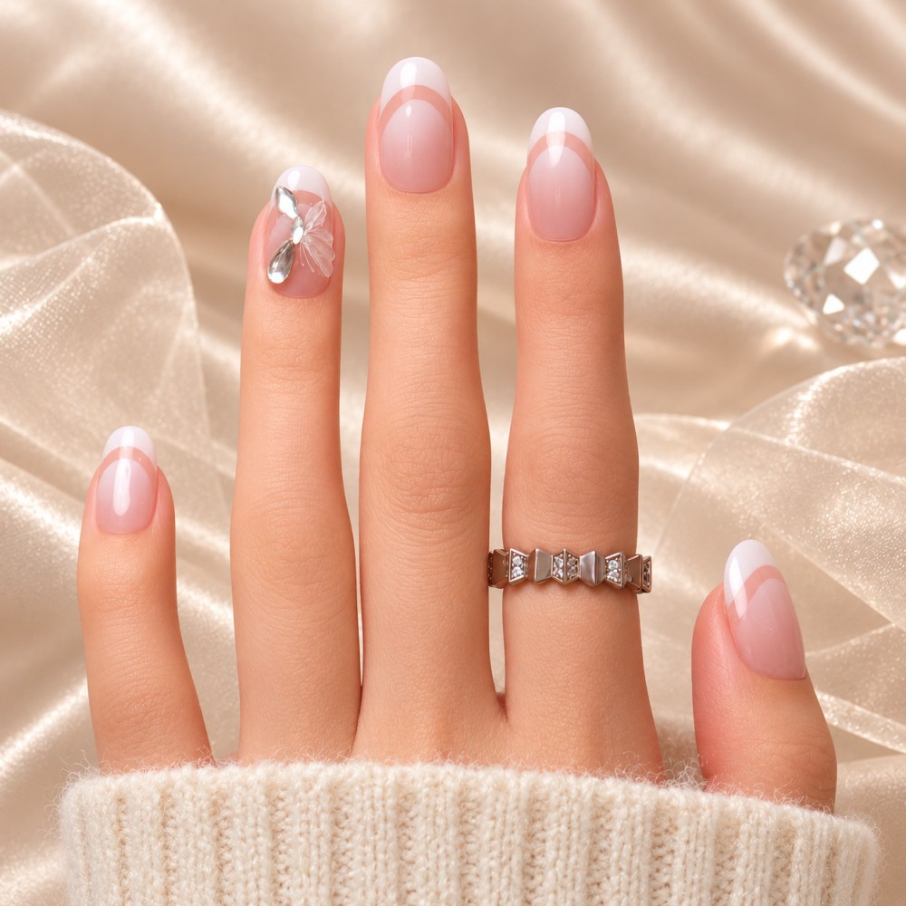 Faux Ongles Butterfly Dream : Élégance et Grâce avec une Touche de Féerie