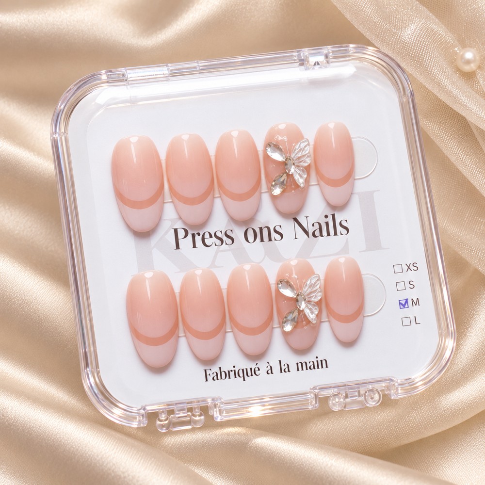 Faux Ongles Butterfly Dream : Élégance et Grâce avec une Touche de Féerie