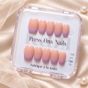 Faux Ongles Lucky Lavender: Lavande Pastel avec Design Minimaliste Moderne