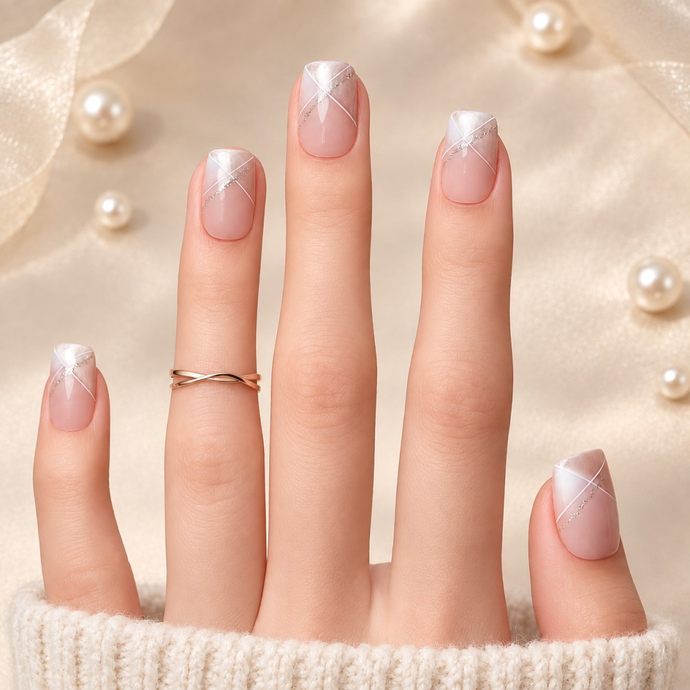 Faux Ongles Rive Gauche Élégance Minimaliste par le chic parisien