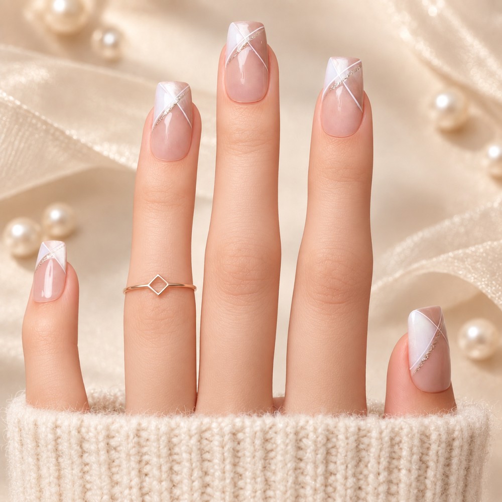 Faux Ongles Rive Gauche Élégance Minimaliste par le chic parisien