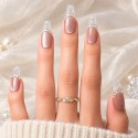 Faux Ongles Glaze | Élégance et Brillance Cristalline pour une Manucure Sophistiquée