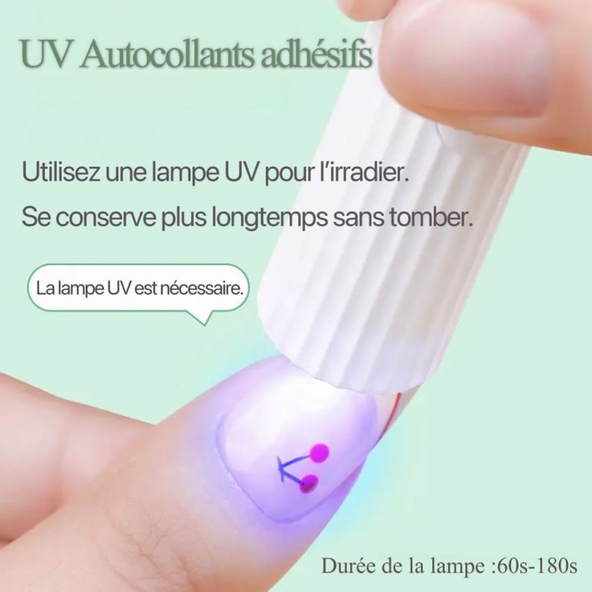 Gel pad UV Adhesive Stickers