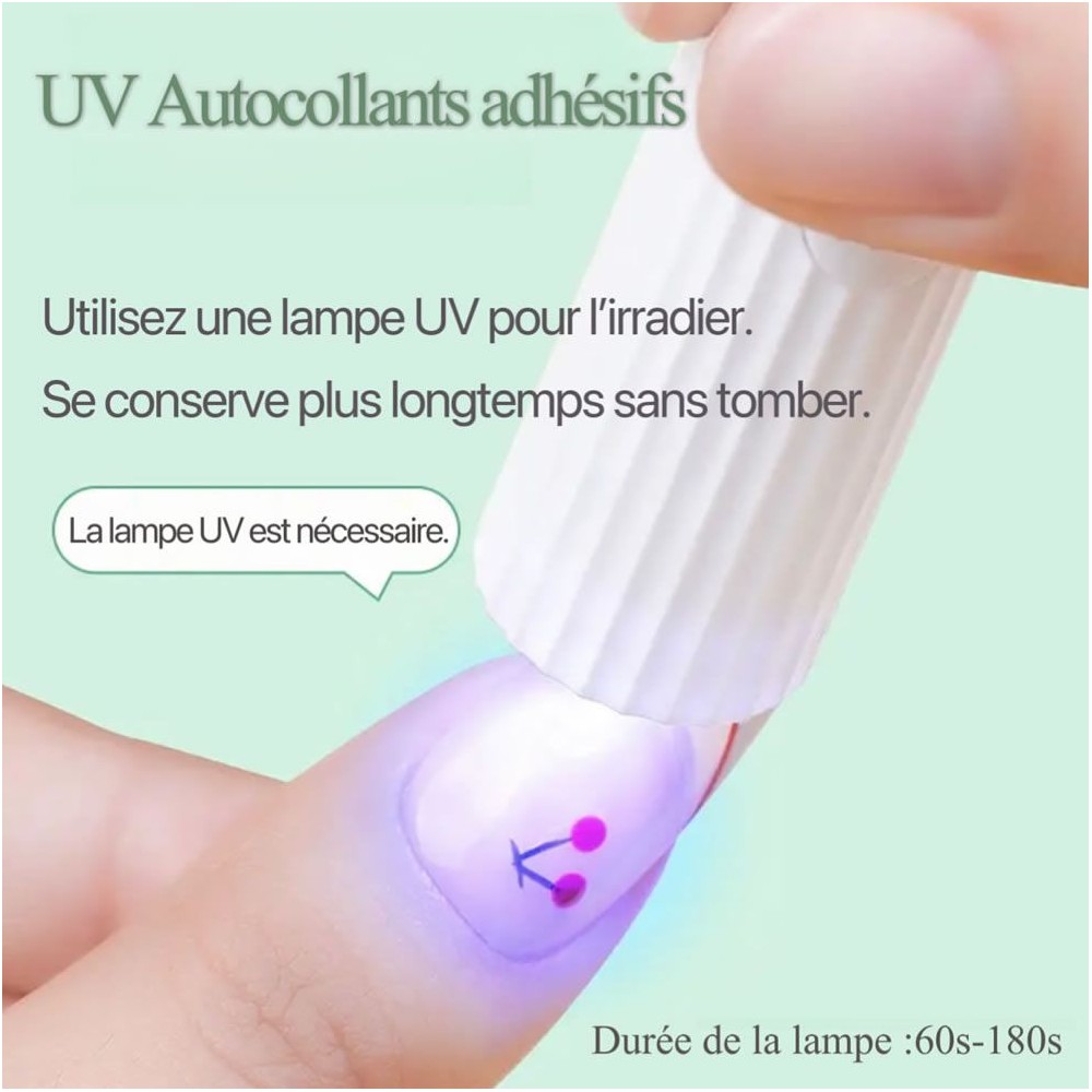 Gel pad UV Autocollants adhésifs