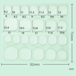Gel pad UV Autocollants adhésifs