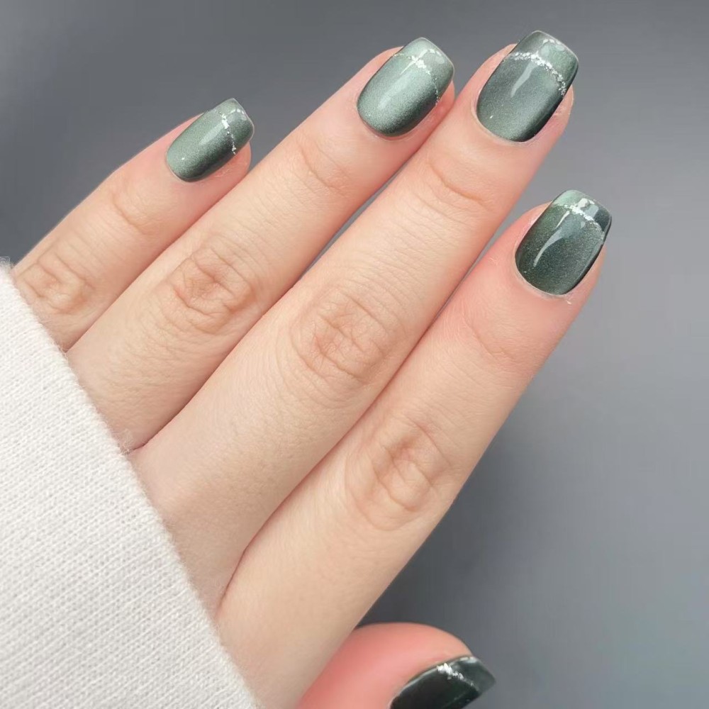 Faux Ongles Jade | Faits à la main| Réutilisables et durables