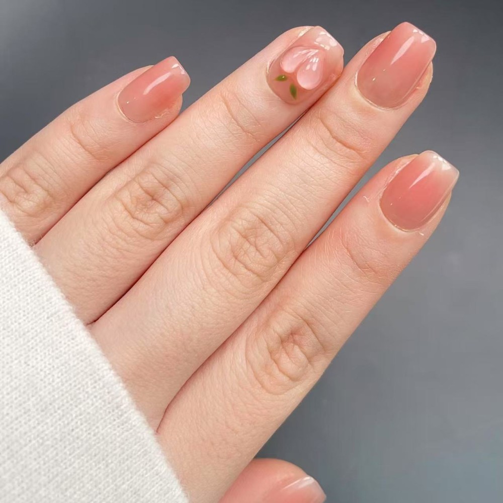 Faux Ongles Peachy Dream: Une manucure soignée, durable et réutilisable